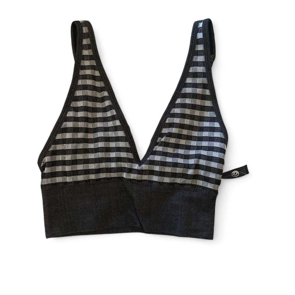 Urban-outfitters Women's Black and Grey Bra